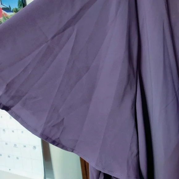 NWT BloomChic Purple Cowl Neck Blouse Top - Picture 5 of 5